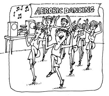 Aerobic Cartoon